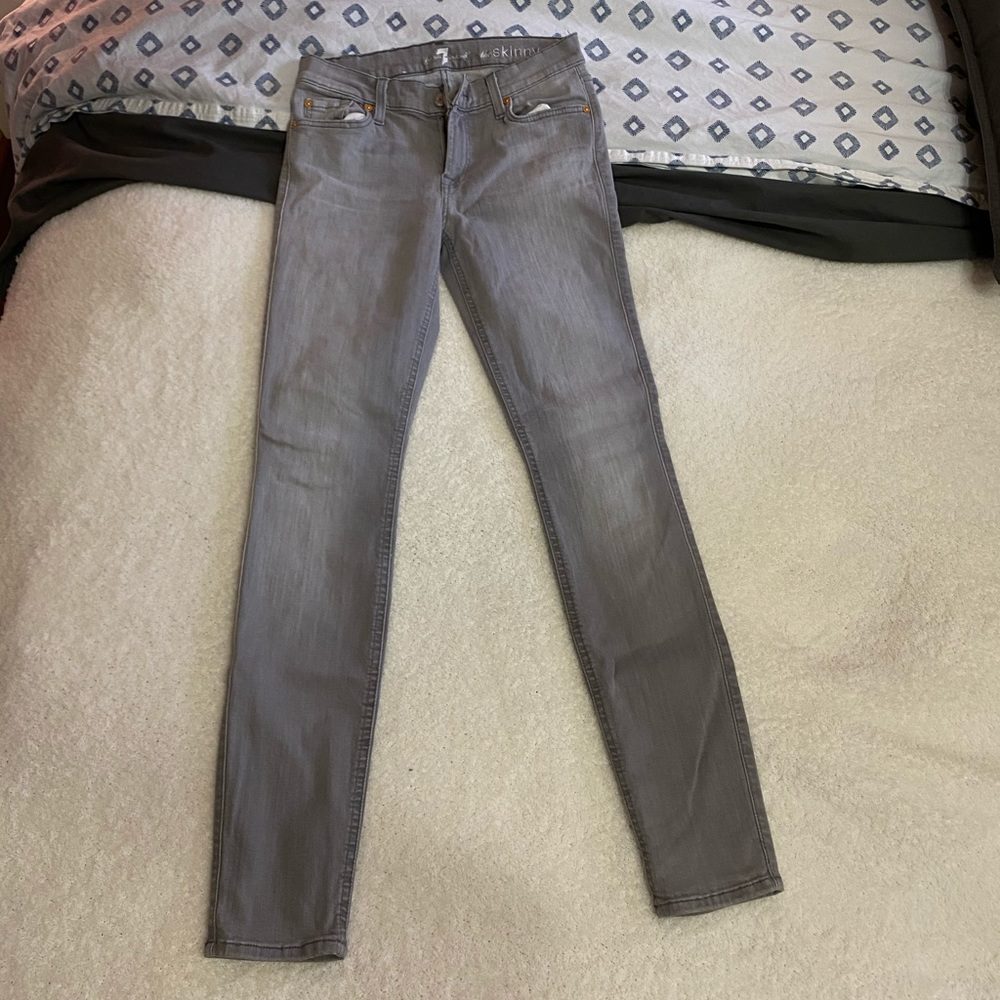 7 for all mankind the skinny jeans